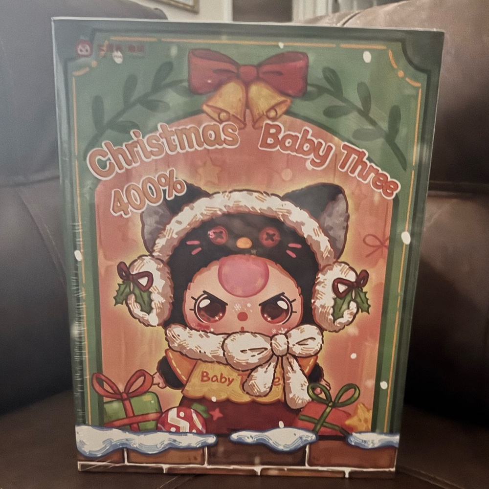 🎄 🆕Christmas Baby Three 400% limited edition blind box